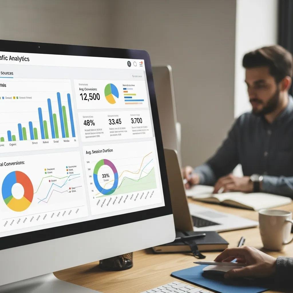 User-friendly analytics dashboard showcasing marketing performance metrics